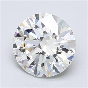 Picture of Natural Diamond 1.80 Carats, Round with Excellent Cut, G Color, VS2 Clarity and Certified by GIA