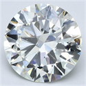 Natural Diamond 3.73 Carats, Round with Excellent Cut, K Color, VS1 Clarity and Certified by GIA