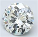 Natural Diamond 4.65 Carats, Round with Very Good Cut, K Color, VS2 Clarity and Certified by GIA