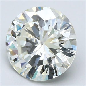 Picture of Natural Diamond 4.65 Carats, Round with Very Good Cut, K Color, VS2 Clarity and Certified by GIA