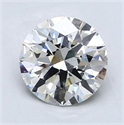 Natural Diamond 1.71 Carats, Round with Excellent Cut, H Color, VS2 Clarity and Certified by GIA