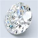 Natural Diamond 5.91 Carats, Round with Excellent Cut, H Color, VS1 Clarity and Certified by GIA