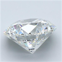 Natural Diamond 7.03 Carats, Round with Excellent Cut, F Color, SI1 Clarity and Certified by GIA