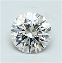 Natural Diamond 1.32 Carats, Round with Excellent Cut, F Color, VVS2 Clarity and Certified by GIA