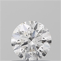 Natural Diamond 0.55 Carats, Round with Excellent Cut, F Color, SI2 Clarity and Certified by IGI