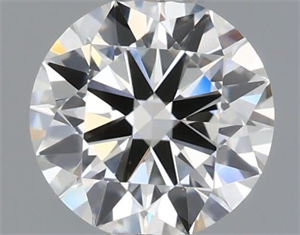 Picture of Natural Diamond 0.41 Carats, Round with Excellent Cut, H Color, VS2 Clarity and Certified by IGI