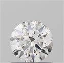 Natural Diamond 0.55 Carats, Round with Excellent Cut, G Color, SI2 Clarity and Certified by IGI