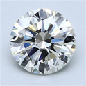 Natural Diamond 2.00 Carats, Round with Very Good Cut, J Color, VS2 Clarity and Certified by GIA