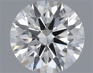 Picture of Natural Diamond 0.41 Carats, Round with Excellent Cut, G Color, VS1 Clarity and Certified by IGI