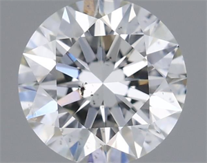 Picture of Natural Diamond 0.51 Carats, Round with Excellent Cut, G Color, SI1 Clarity and Certified by IGI