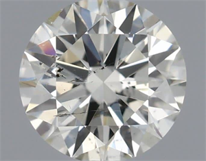 Picture of Natural Diamond 0.40 Carats, Round with Excellent Cut, J Color, SI1 Clarity and Certified by IGI