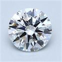 Natural Diamond 1.50 Carats, Round with Excellent Cut, D Color, SI1 Clarity and Certified by GIA