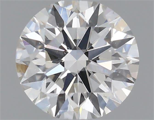 Picture of Natural Diamond 0.45 Carats, Round with Excellent Cut, I Color, VS2 Clarity and Certified by GIA