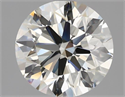 Natural Diamond 2.50 Carats, Round with Excellent Cut, J Color, VS1 Clarity and Certified by IGI