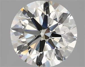 Picture of Natural Diamond 2.50 Carats, Round with Excellent Cut, J Color, VS1 Clarity and Certified by IGI