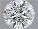 Natural Diamond 0.50 Carats, Round with Very Good Cut, G Color, SI1 Clarity and Certified by IGI