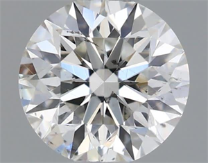 Picture of Natural Diamond 0.50 Carats, Round with Very Good Cut, G Color, SI1 Clarity and Certified by IGI