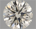 Natural Diamond 0.40 Carats, Round with Excellent Cut, K Color, VVS2 Clarity and Certified by IGI