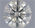 Natural Diamond 0.40 Carats, Round with Excellent Cut, K Color, SI2 Clarity and Certified by IGI