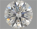 Natural Diamond 2.51 Carats, Round with Excellent Cut, I Color, SI2 Clarity and Certified by GIA