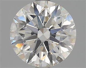 Picture of Natural Diamond 2.51 Carats, Round with Excellent Cut, I Color, SI2 Clarity and Certified by GIA