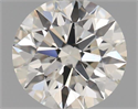 Natural Diamond 0.40 Carats, Round with Excellent Cut, H Color, VS2 Clarity and Certified by IGI