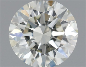 Picture of Natural Diamond 0.40 Carats, Round with Excellent Cut, K Color, VVS2 Clarity and Certified by IGI