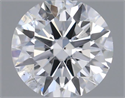 Natural Diamond 0.40 Carats, Round with Excellent Cut, E Color, SI1 Clarity and Certified by IGI