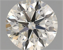 Natural Diamond 0.50 Carats, Round with Excellent Cut, I Color, VS1 Clarity and Certified by IGI