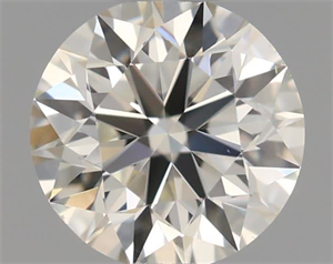 Picture of Natural Diamond 0.50 Carats, Round with Excellent Cut, I Color, VS1 Clarity and Certified by IGI