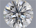 Natural Diamond 0.46 Carats, Round with Excellent Cut, H Color, SI1 Clarity and Certified by IGI