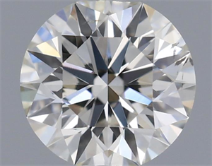 Picture of Natural Diamond 0.46 Carats, Round with Excellent Cut, H Color, SI1 Clarity and Certified by IGI