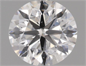 Natural Diamond 0.55 Carats, Round with Very Good Cut, E Color, I1 Clarity and Certified by IGI