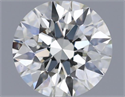 Natural Diamond 0.50 Carats, Round with Excellent Cut, H Color, VS1 Clarity and Certified by IGI