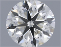 Natural Diamond 0.40 Carats, Round with Very Good Cut, H Color, IF Clarity and Certified by IGI