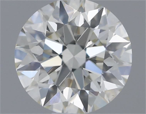 Picture of Natural Diamond 0.52 Carats, Round with Excellent Cut, I Color, VS1 Clarity and Certified by IGI