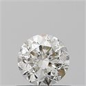 Natural Diamond 0.50 Carats, Round with Good Cut, J Color, SI2 Clarity and Certified by IGI