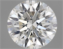 Natural Diamond 0.41 Carats, Round with Excellent Cut, I Color, VS2 Clarity and Certified by GIA