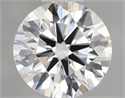 Natural Diamond 0.41 Carats, Round with Excellent Cut, G Color, VS1 Clarity and Certified by IGI