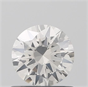 Natural Diamond 0.57 Carats, Round with Very Good Cut, K Color, SI2 Clarity and Certified by IGI