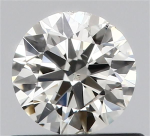 Picture of Natural Diamond 0.50 Carats, Round with Very Good Cut, I Color, SI1 Clarity and Certified by IGI