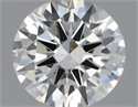 Natural Diamond 0.50 Carats, Round with Excellent Cut, I Color, VVS2 Clarity and Certified by IGI