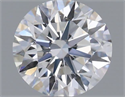 Natural Diamond 0.41 Carats, Round with Excellent Cut, D Color, SI2 Clarity and Certified by GIA