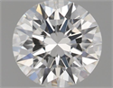 Natural Diamond 0.42 Carats, Round with Excellent Cut, F Color, SI2 Clarity and Certified by GIA