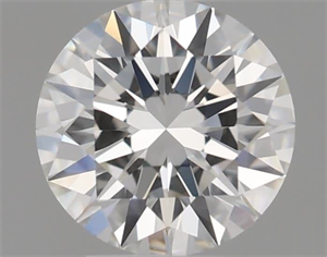 Picture of Natural Diamond 0.42 Carats, Round with Excellent Cut, F Color, SI2 Clarity and Certified by GIA