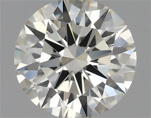 Picture of Natural Diamond 0.54 Carats, Round with Excellent Cut, K Color, VS1 Clarity and Certified by GIA