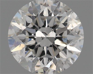 Picture of Natural Diamond 0.50 Carats, Round with Very Good Cut, F Color, SI2 Clarity and Certified by IGI