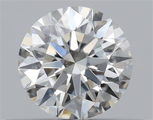 Picture of Natural Diamond 0.41 Carats, Round with Excellent Cut, I Color, SI2 Clarity and Certified by GIA