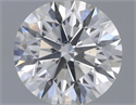 Natural Diamond 0.51 Carats, Round with Excellent Cut, I Color, SI1 Clarity and Certified by IGI