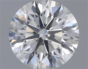 Picture of Natural Diamond 0.51 Carats, Round with Excellent Cut, I Color, SI1 Clarity and Certified by IGI